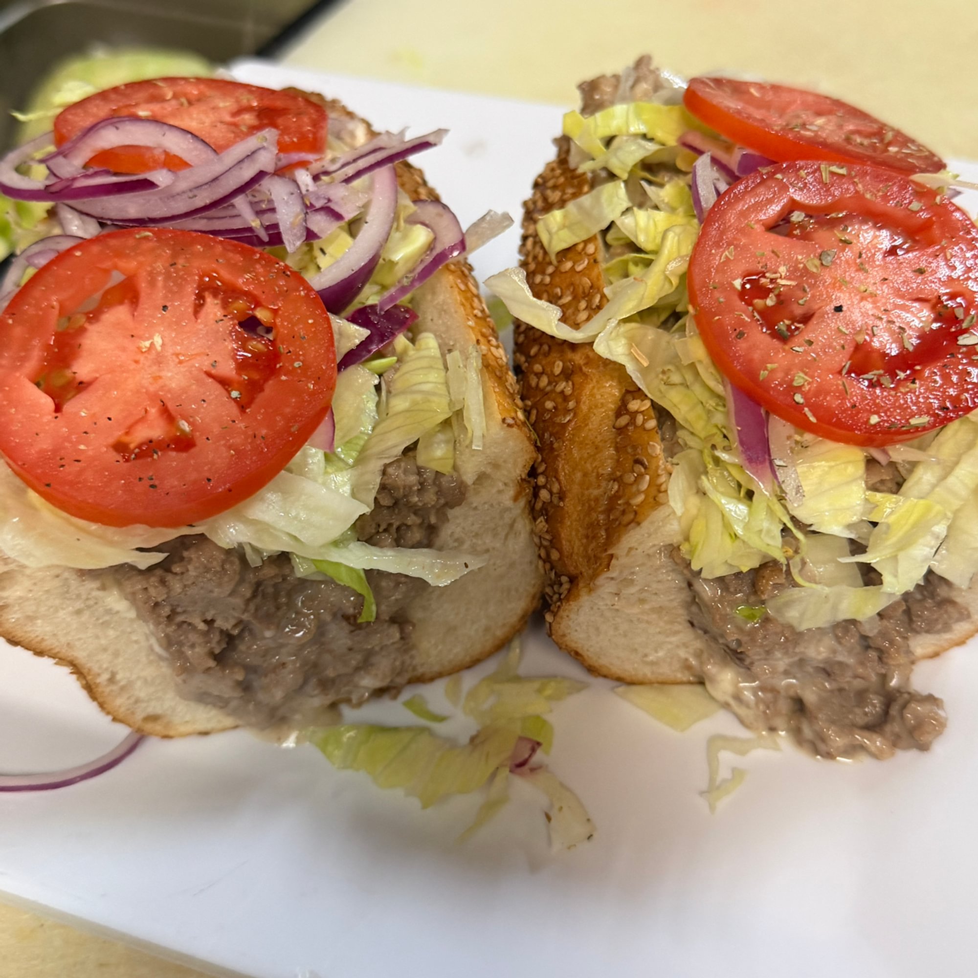 Double Cheesesteak Hoagie