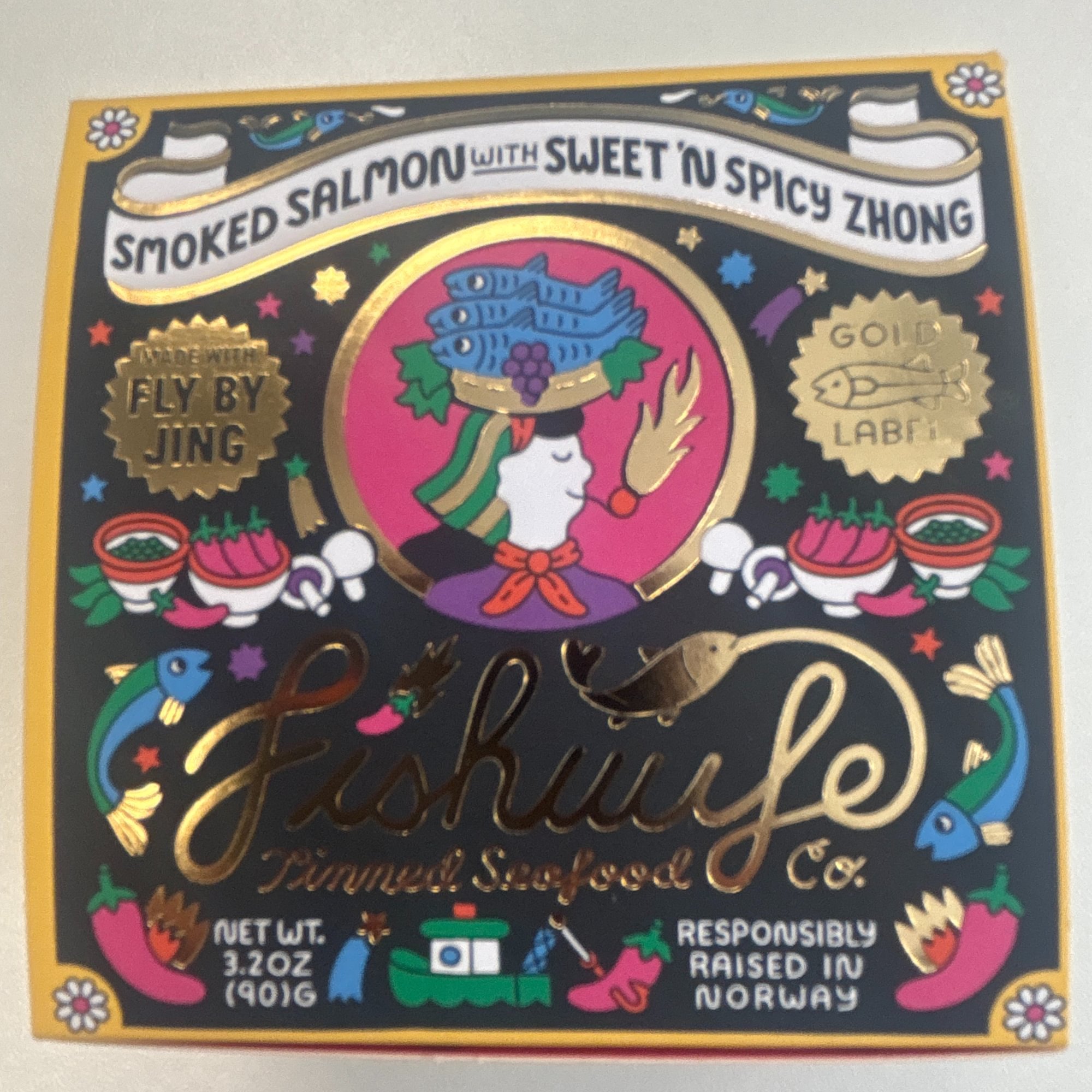 Smoked Salmon w/ Sweet & Spicy Zhong