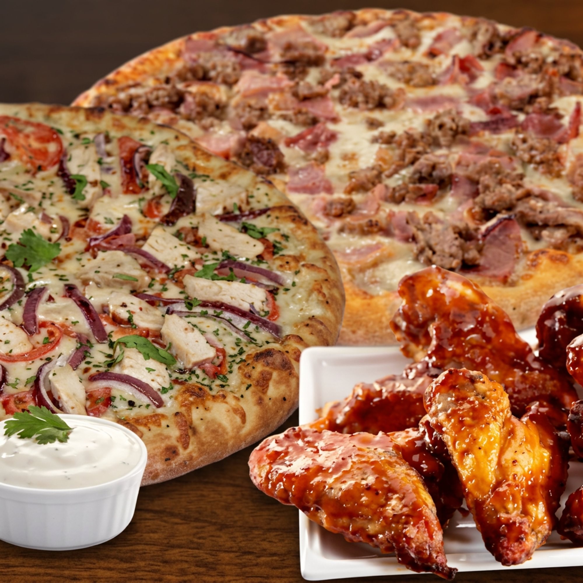 Pizzas and Wings