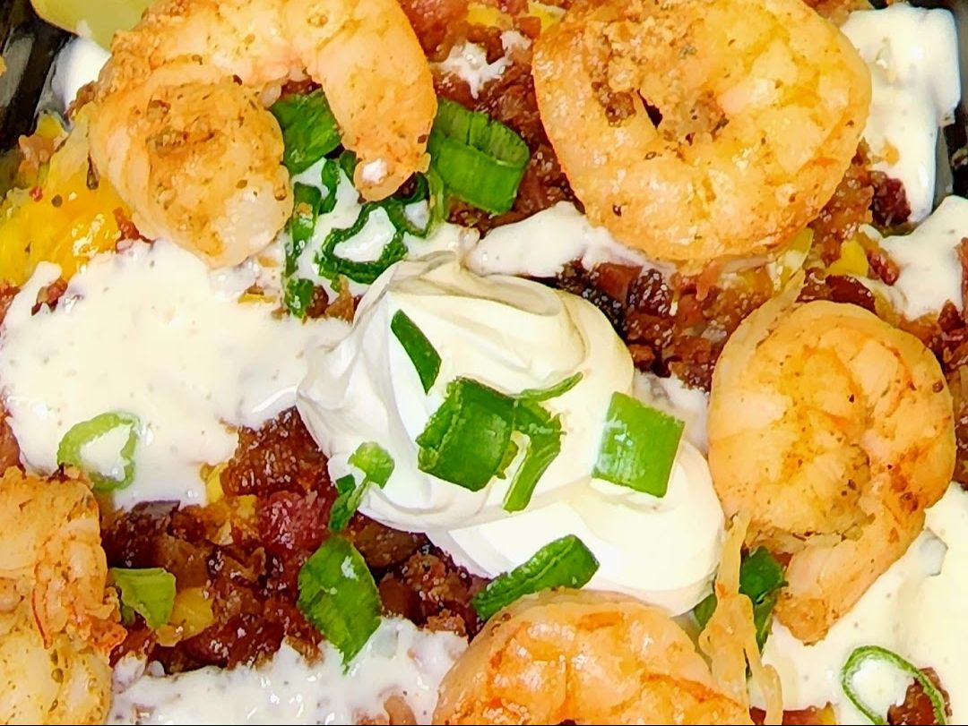 Shrimp Bacon Ranch Tater
