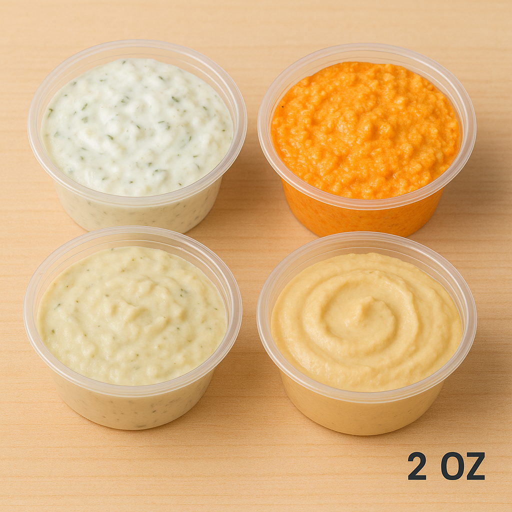 2 oz Red Pepper Hummus