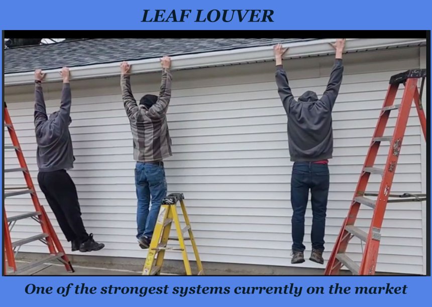Leaf Louver Gutters and Guards