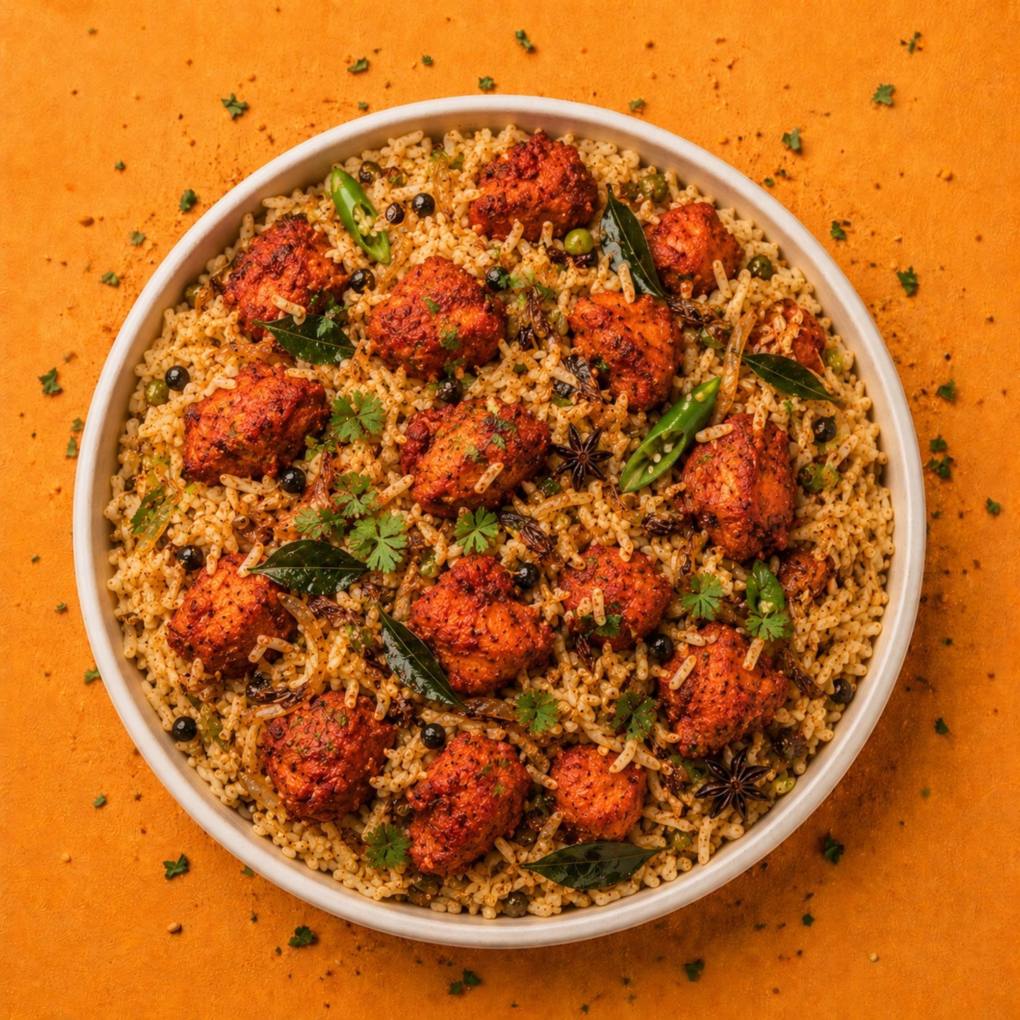 Chicken 65 Pulao