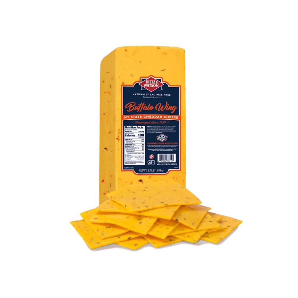 Buffalo Wing Cheddar Cheese (Spicy)