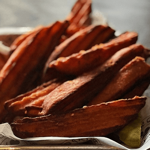 Basket of Sweet Potato Wedges