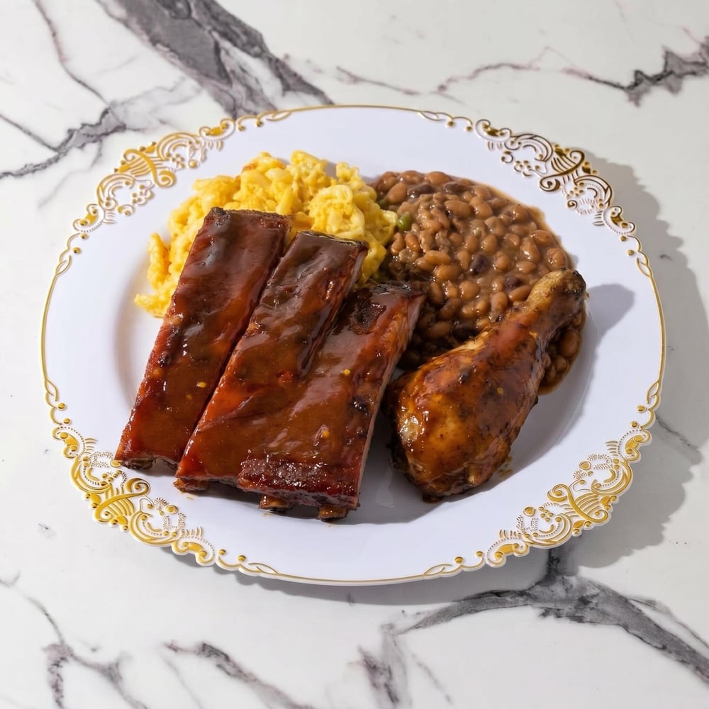 Brisket and Chicken Combo with Two Sides