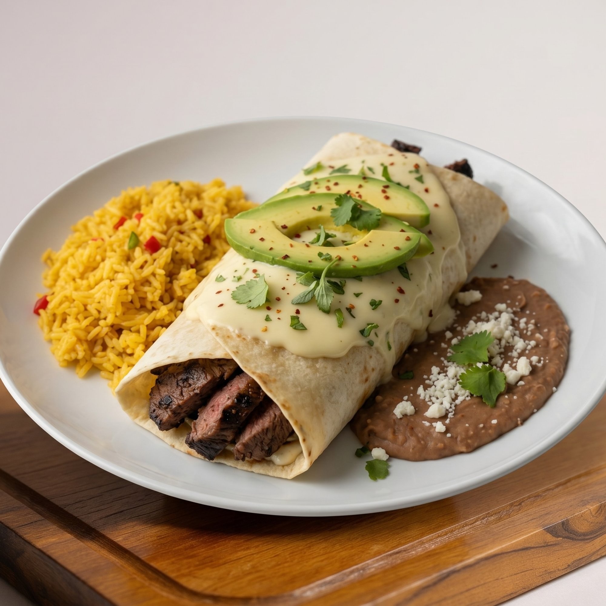 Pastor / Seasoned Pork Burrito