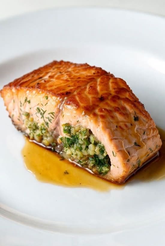 Supreme Stuffed Salmon
