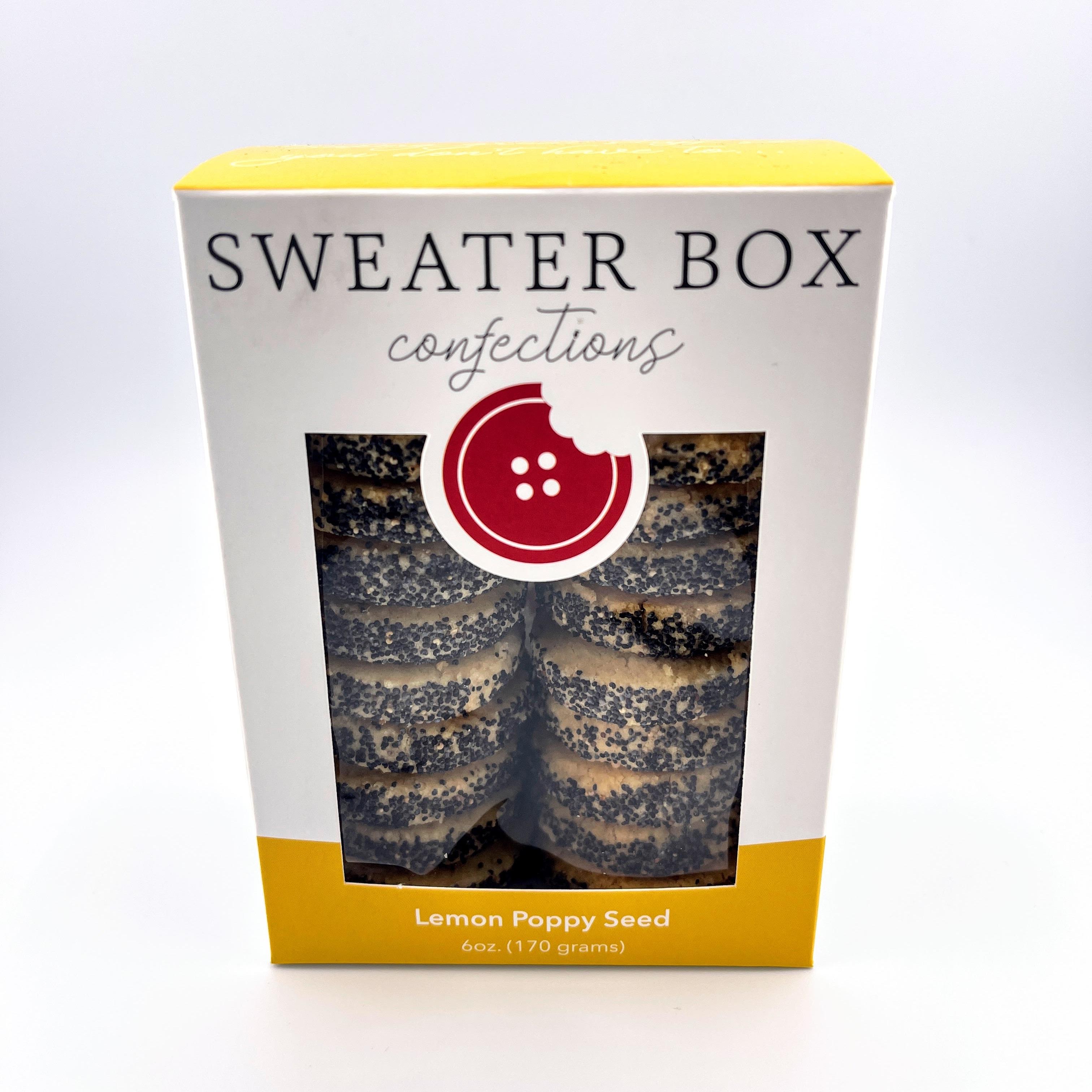 Sweater Box Lemon Poppy Seed Cookies