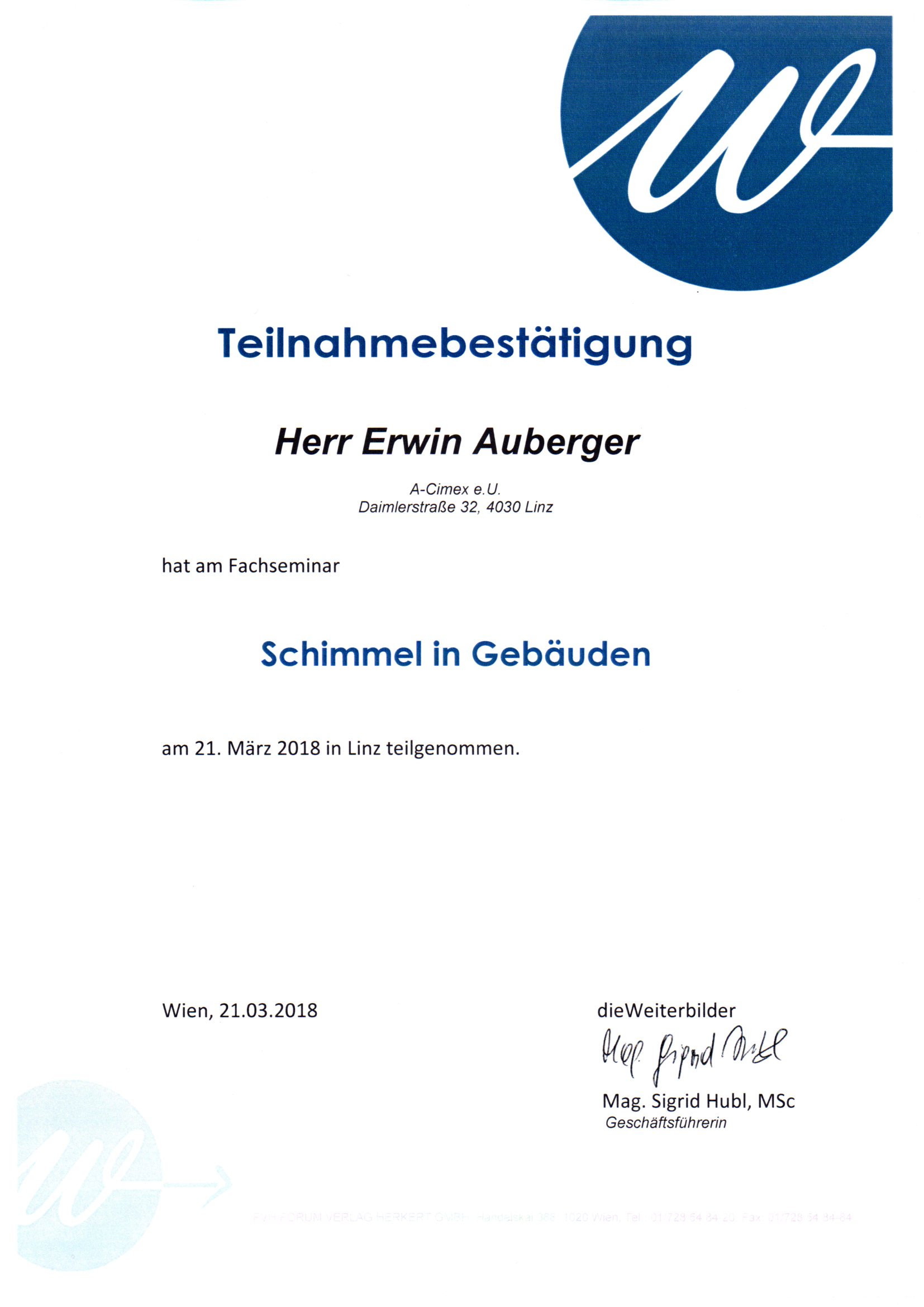 Bilder A-cimex e.U. Schädlingsbekämpfung & Taubenabwehr