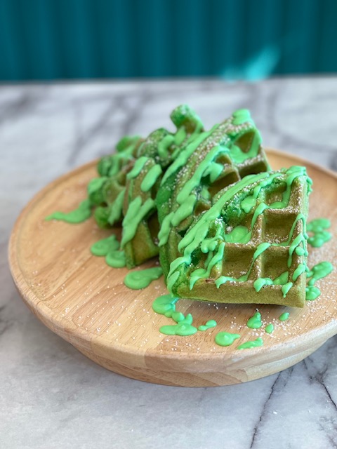 Mochi Waffle - Pandan