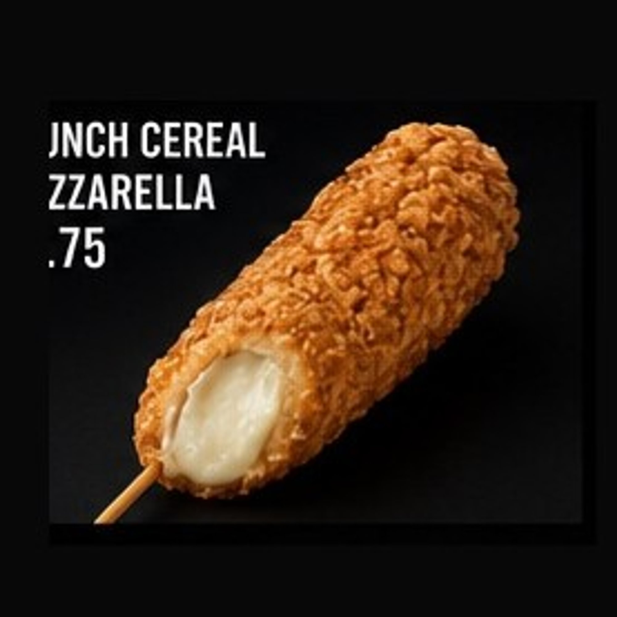 15. Crunch Cereal Mozzarella