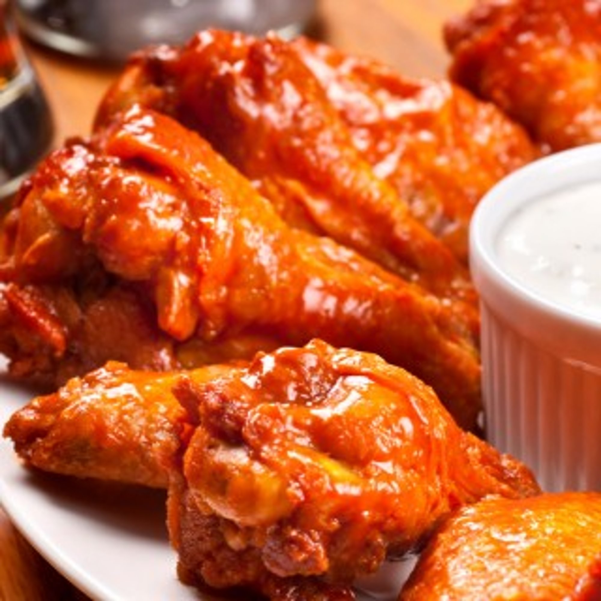 Wood Fired and Flash Fried Wings