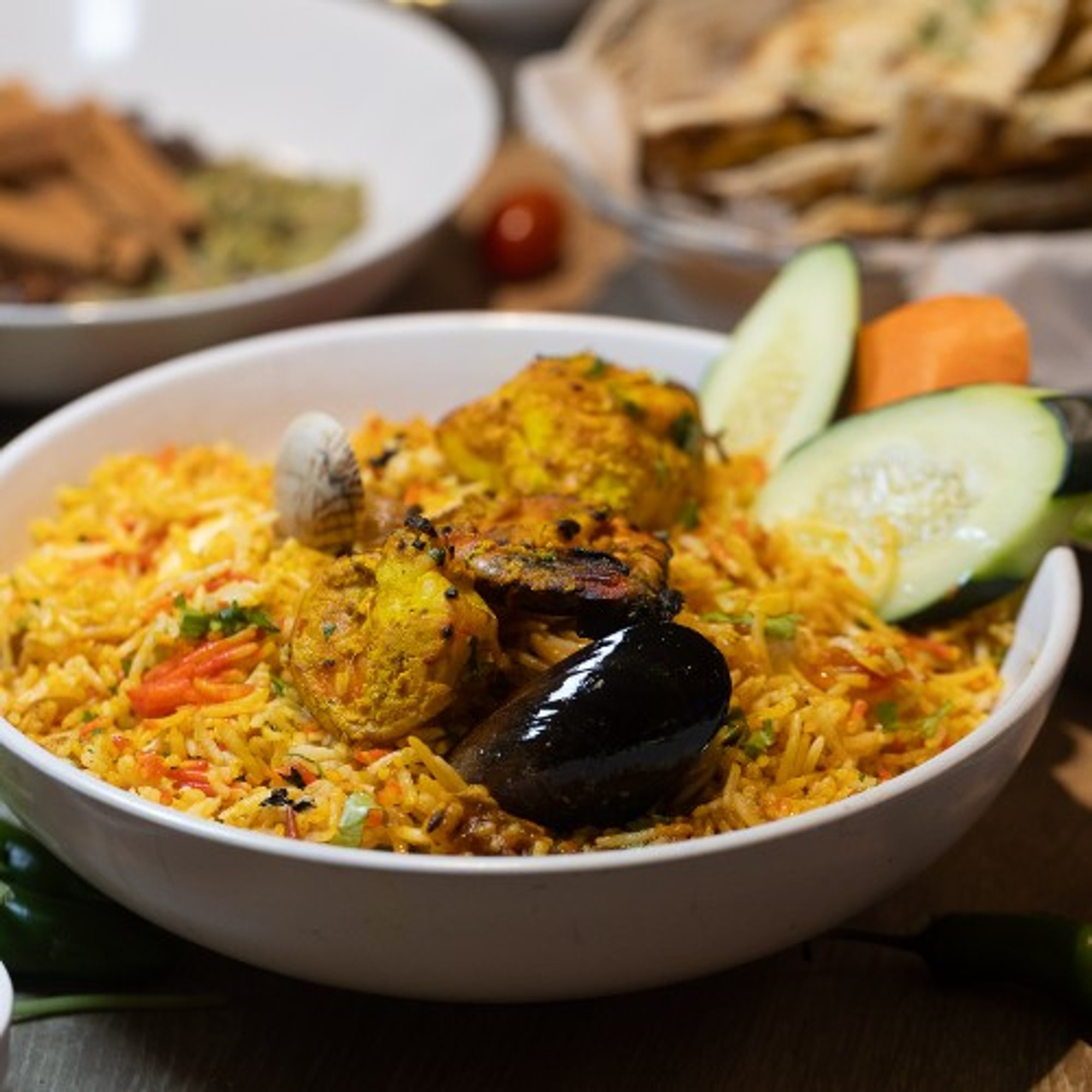 Seafood Biryani