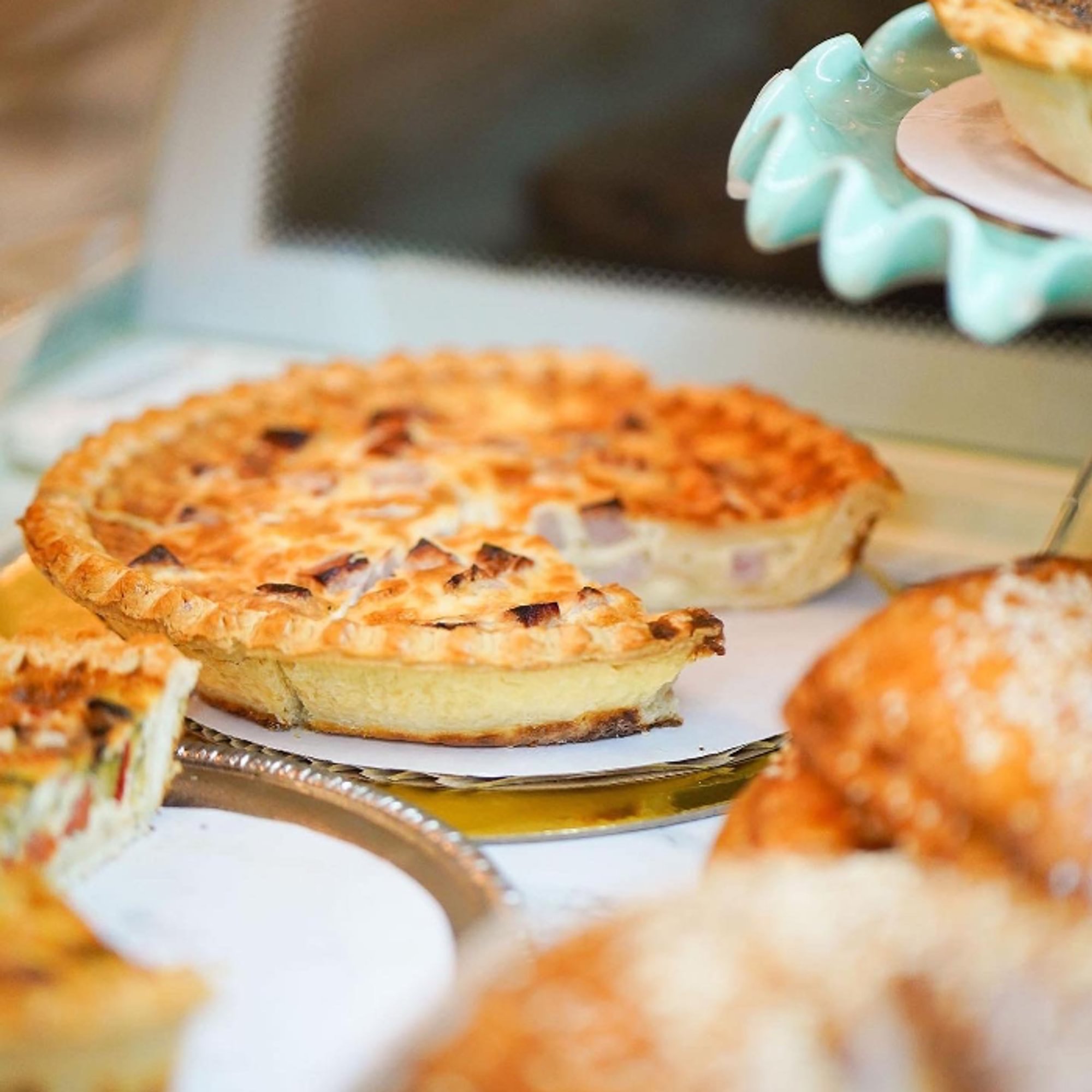 Ham & Cheese quiche