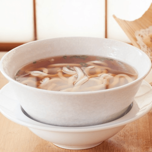 Plain Udon Noodles Soup