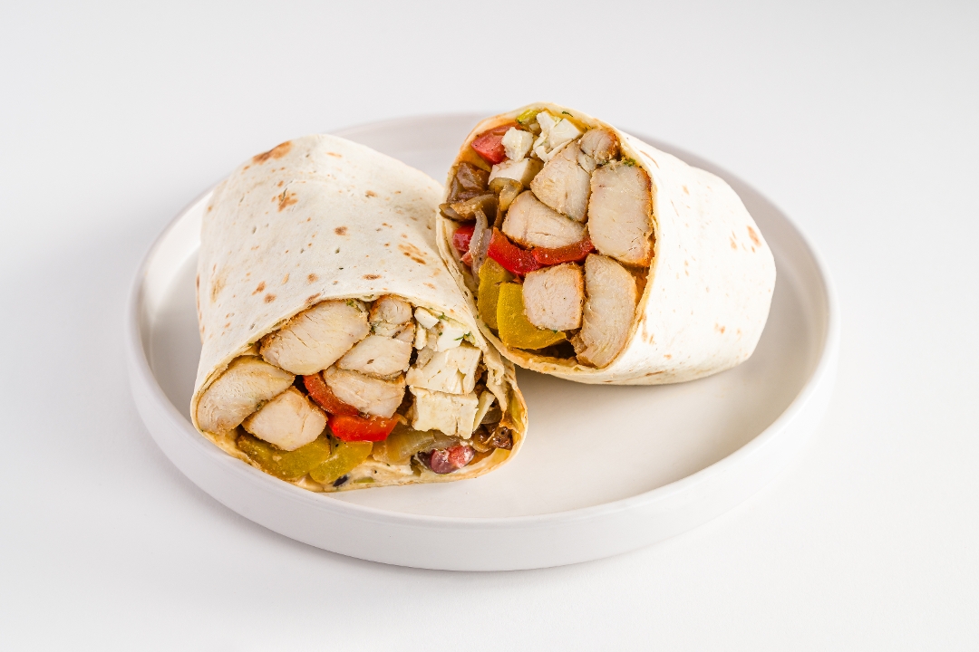 Greek Kebab Wrap.