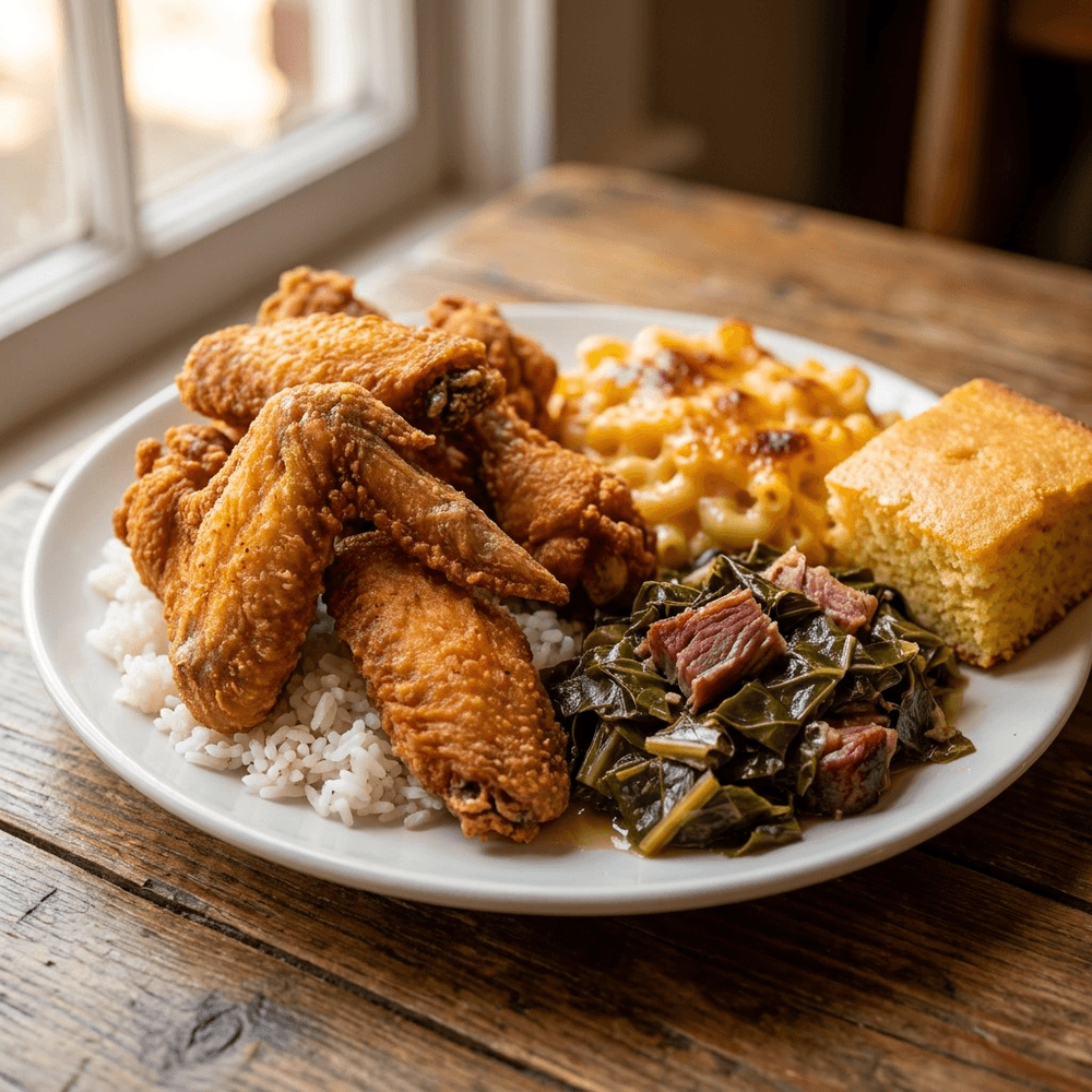 6pc Whole Wing Heritage Plate