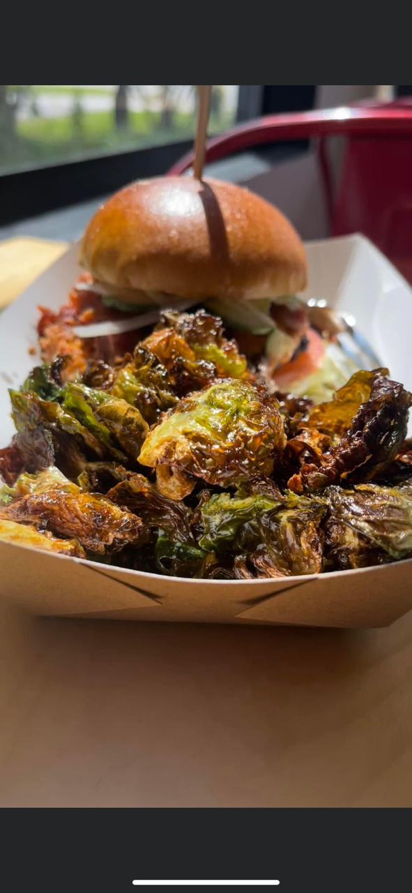 Ponzu Roasted Brussels