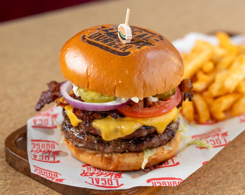 Double Bacon Cheddar Burger