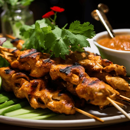 Satay Chicken or Beef Luncheon Special