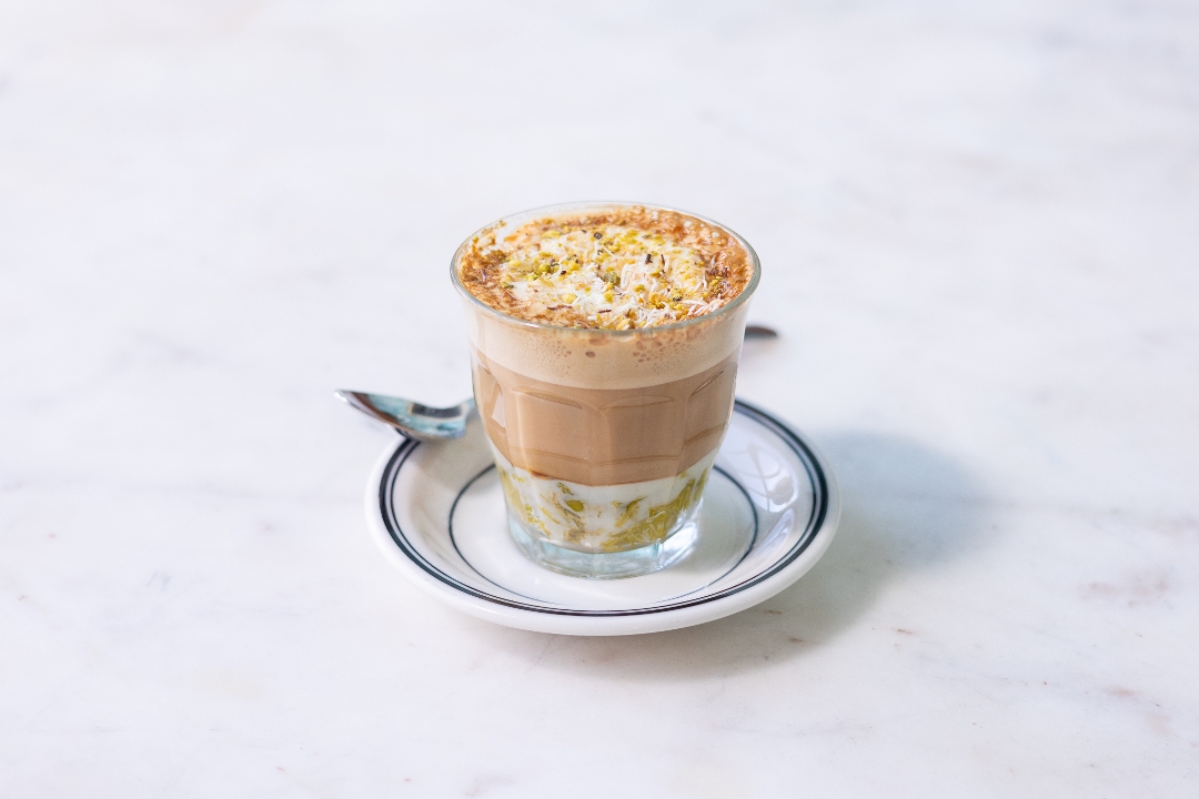 Pistachio White Chocolate Latte