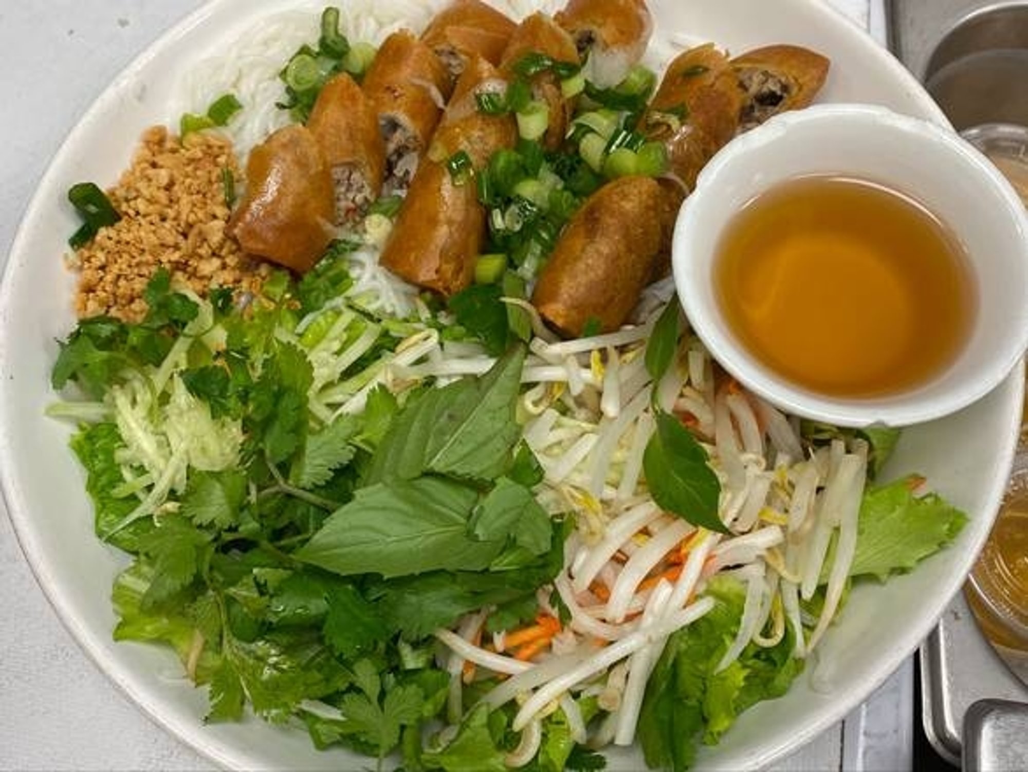 Egg Rolls Vermicelli Bowl