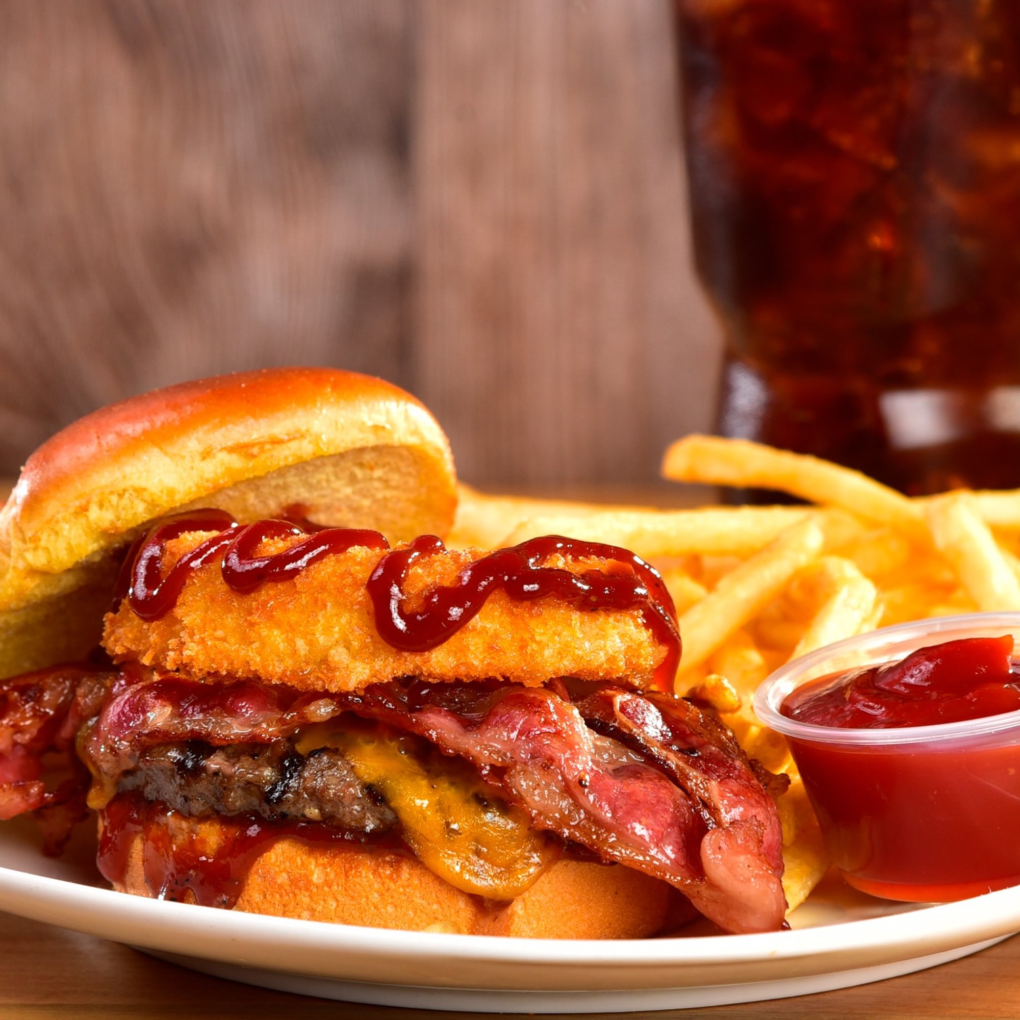 4. Western Bacon Cheeseburger Meal