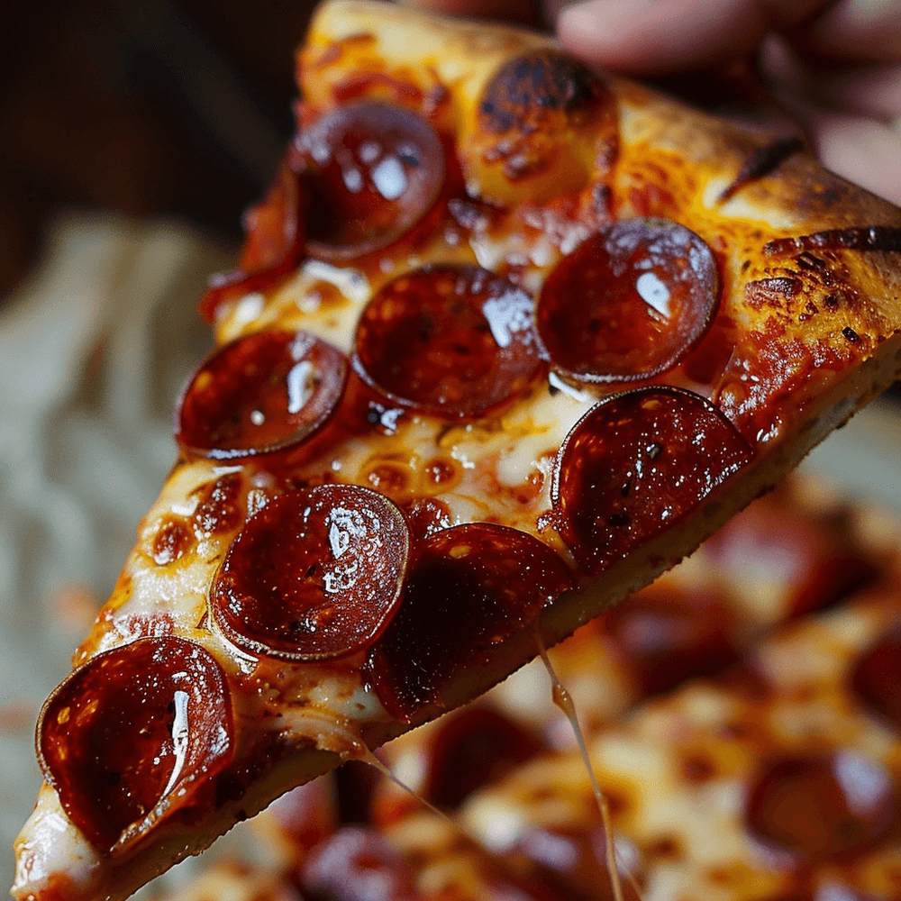 Vegan Pepperoni Slice Pizza