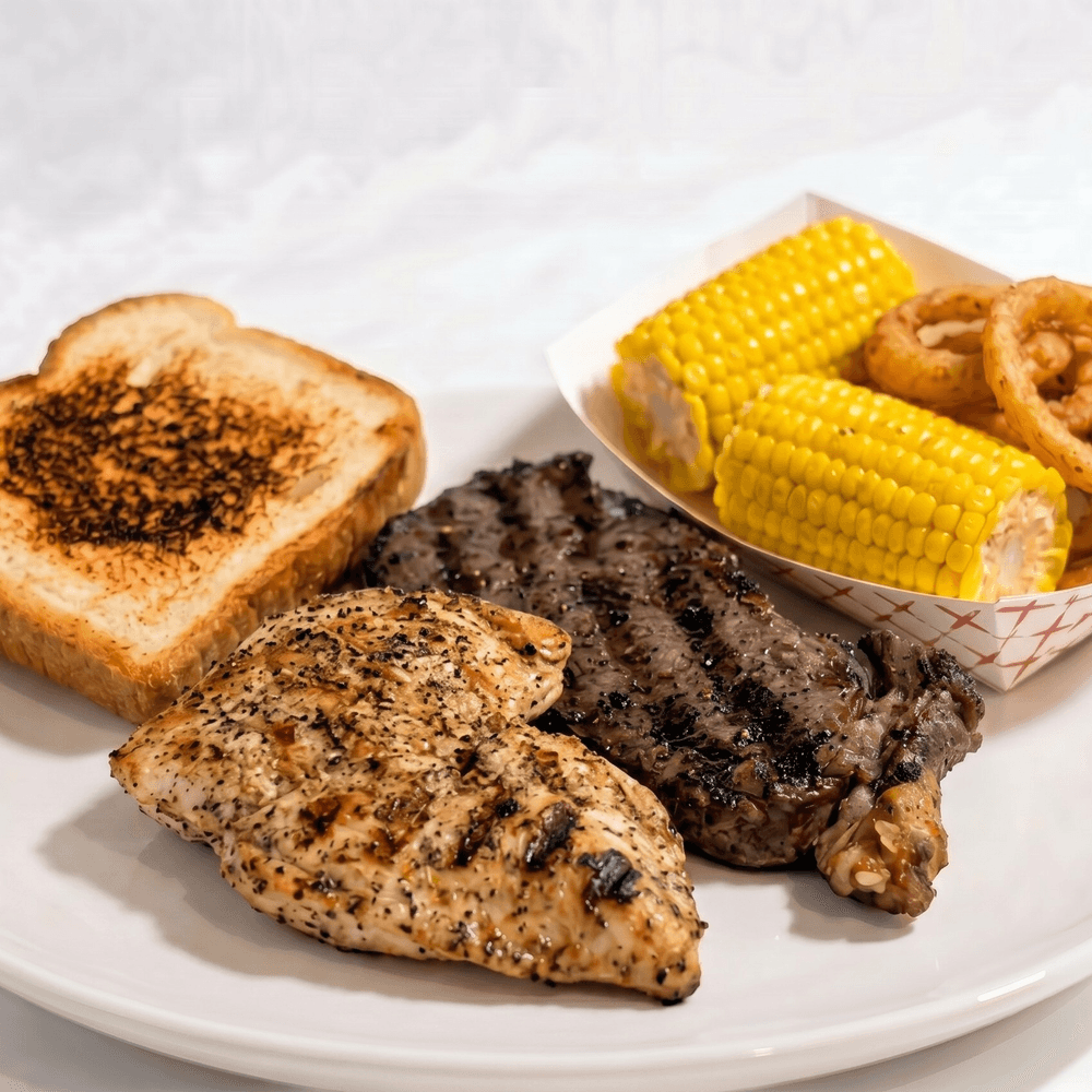 Steak and Chicken Combo Plate