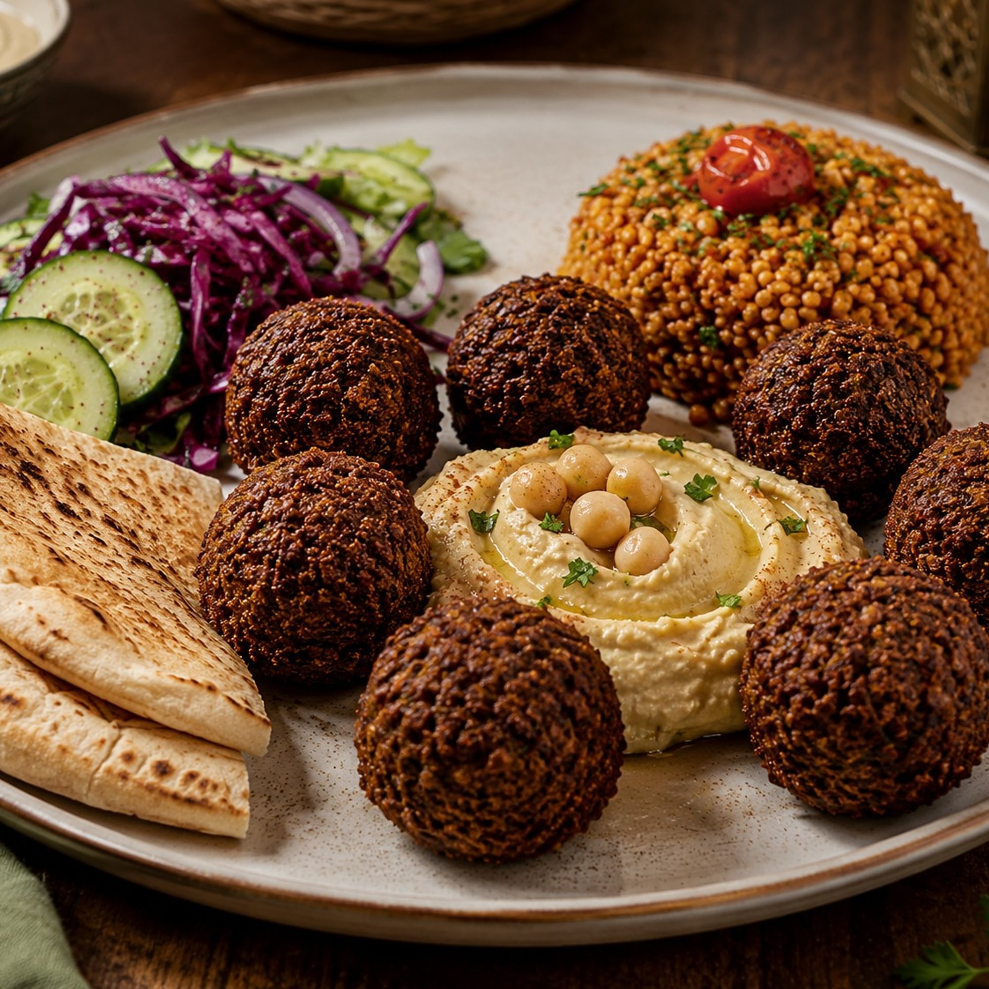 Falafel & Hummus Dinner + 1PT
