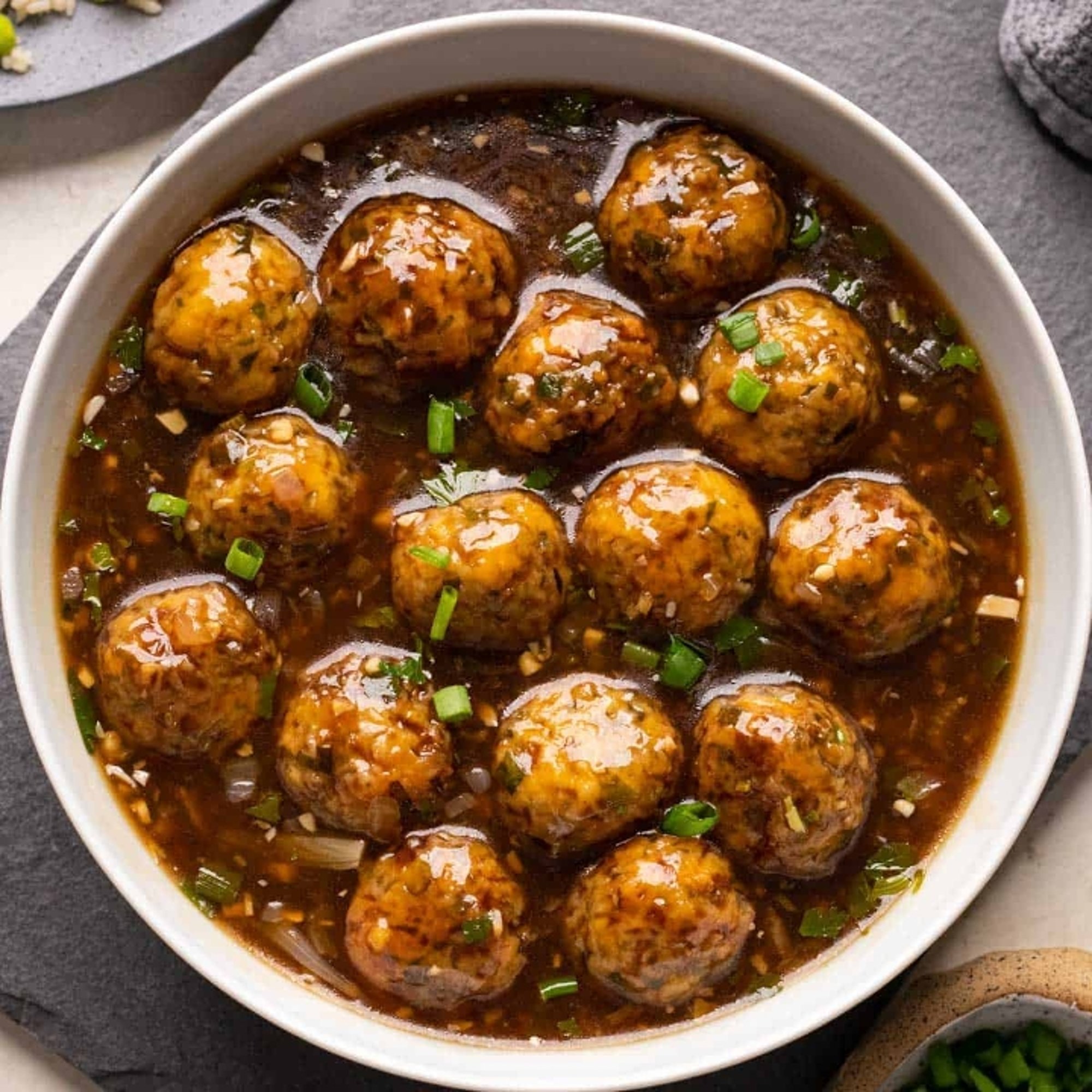 Veg Manchurian Pepper Balls (V)