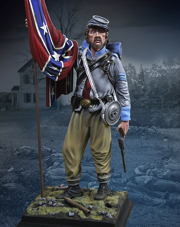 Confederate Flag Bearer Statue
