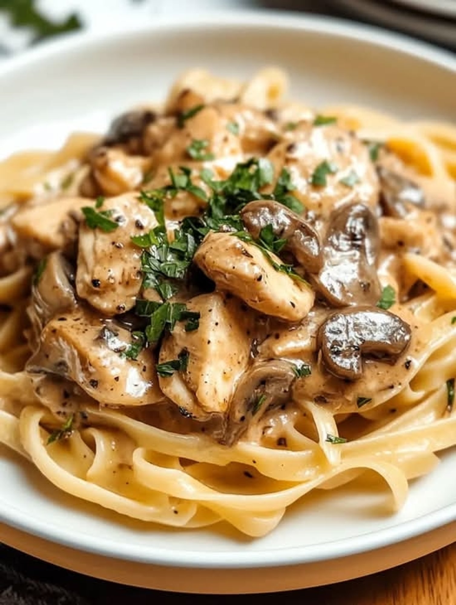 Bucket of Chicken Marsala Pasta