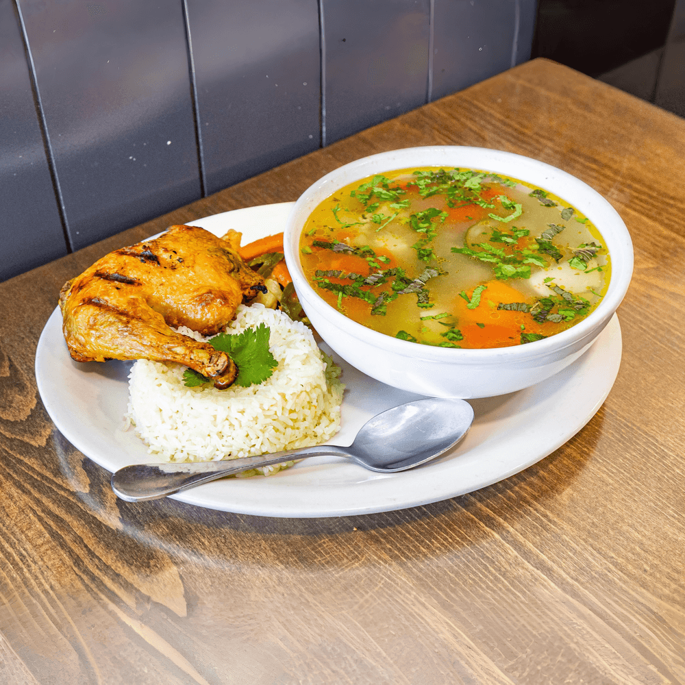 Chicken Noodle or Rice Soup