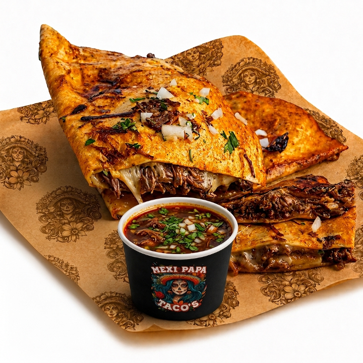 BEEF BIRRIA QUESADILLA