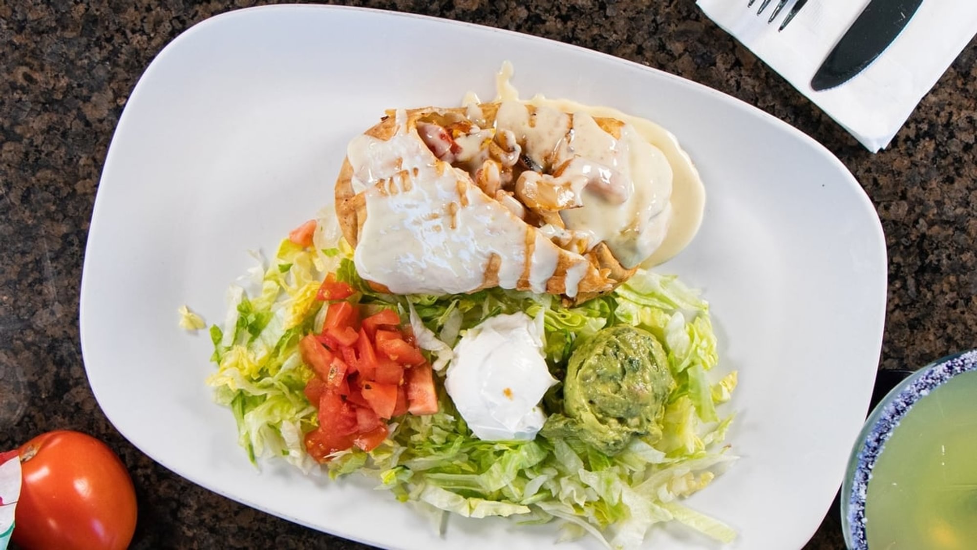 Chimichanga Platter