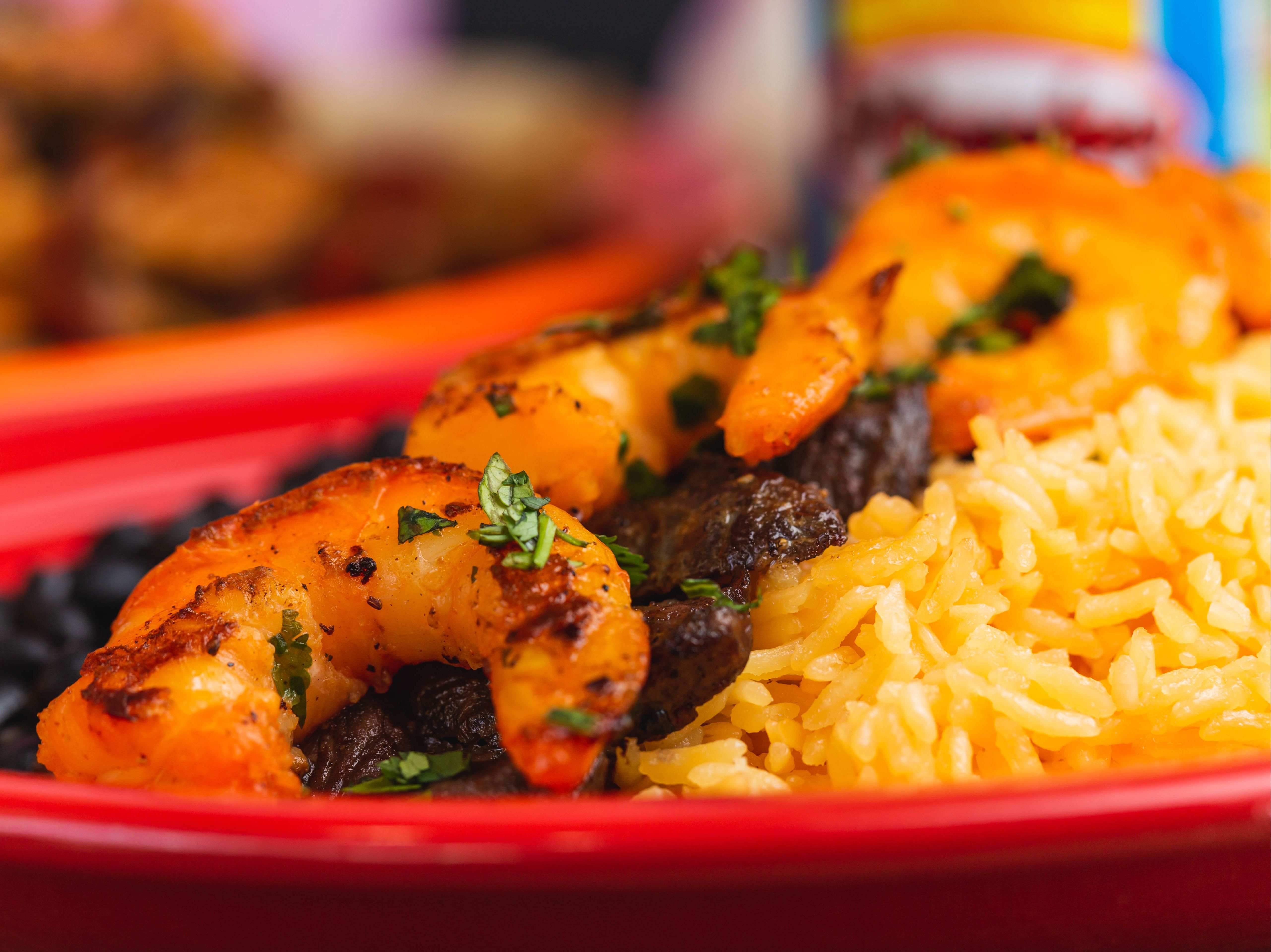 Shrimp A La Plancha Fajita Bowl