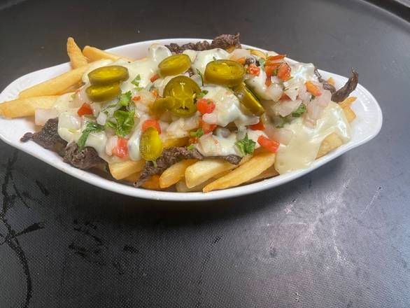 Steak loaded fries