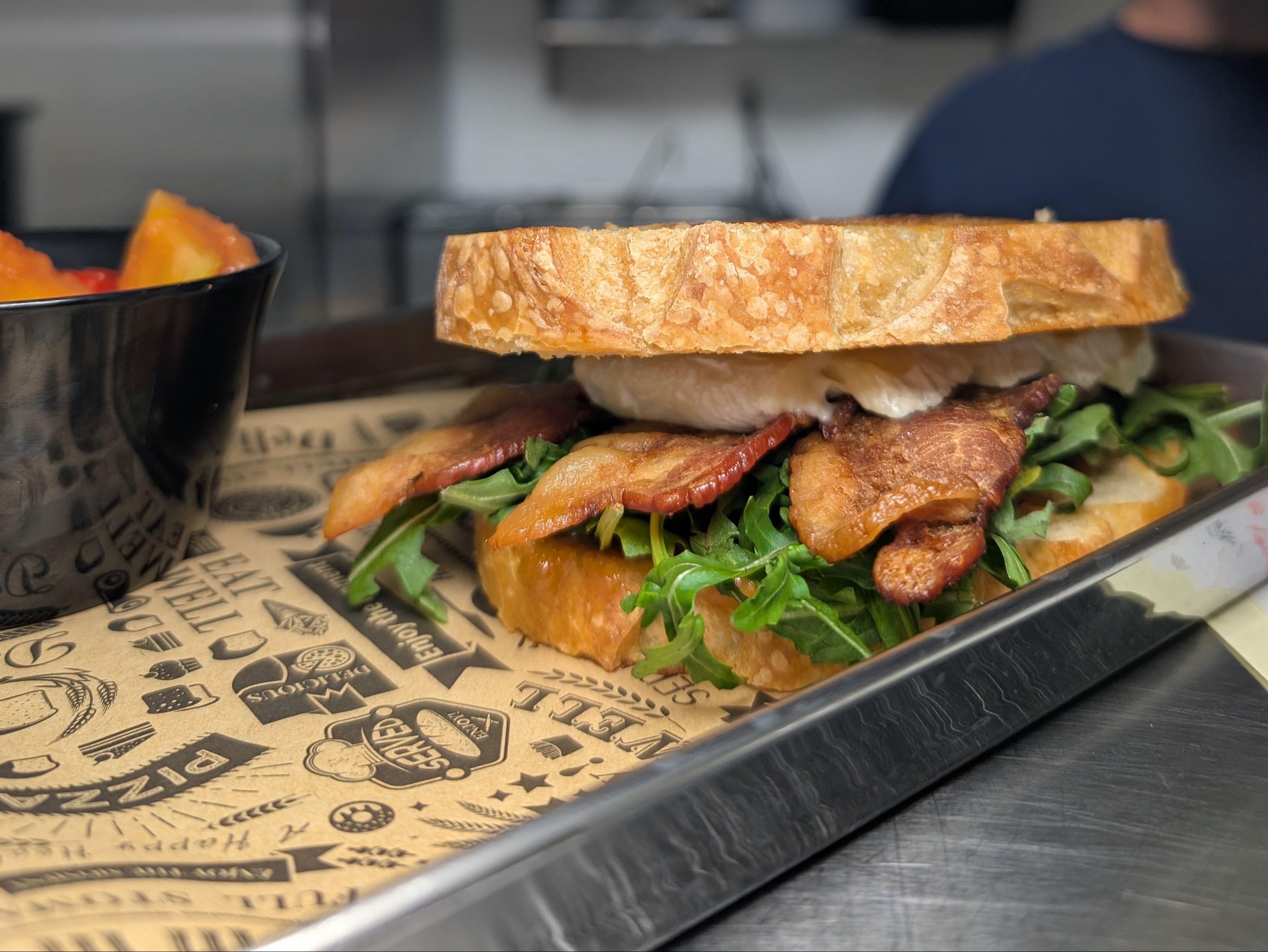 Bacon Brie Sandwich