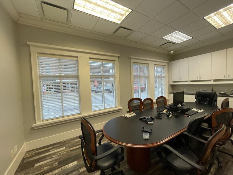 Sometimes the classics are the best! That's definitely the case in this Waterloo conference room, where we installed our classic Blinds to offer shade and privacy!