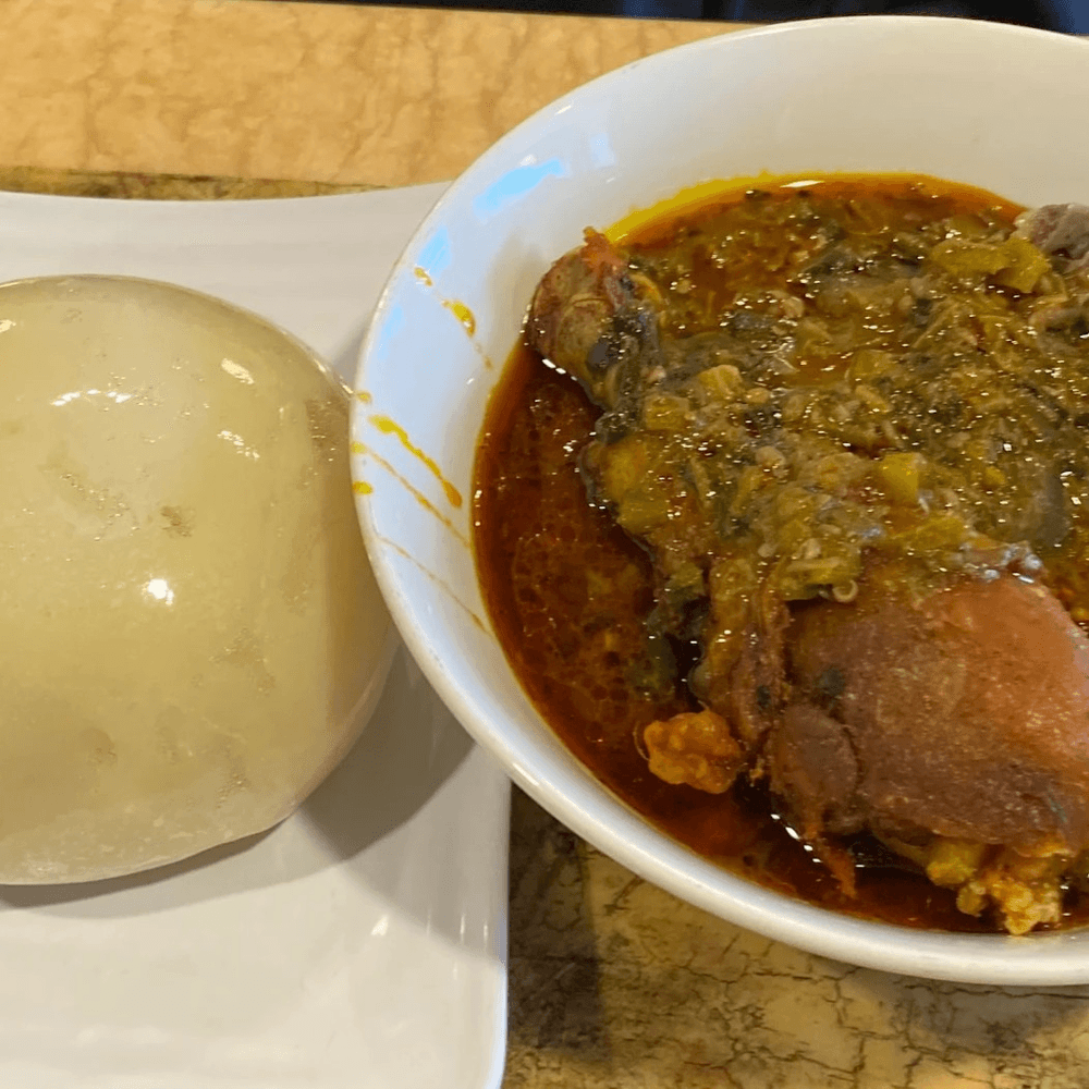 Fufu and Egusi Alone- No protein