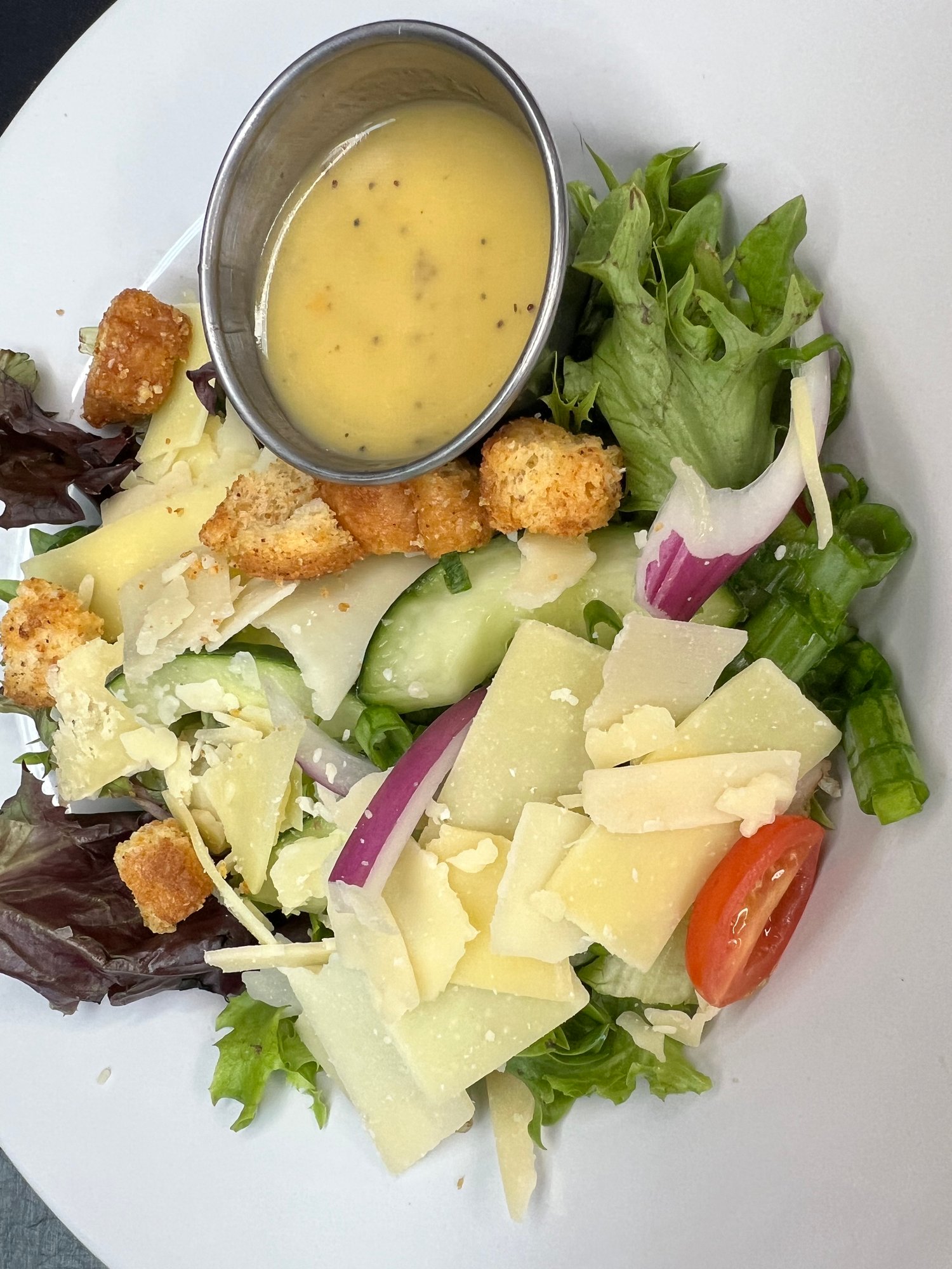 Deluxe Grilled Cheese & Salad