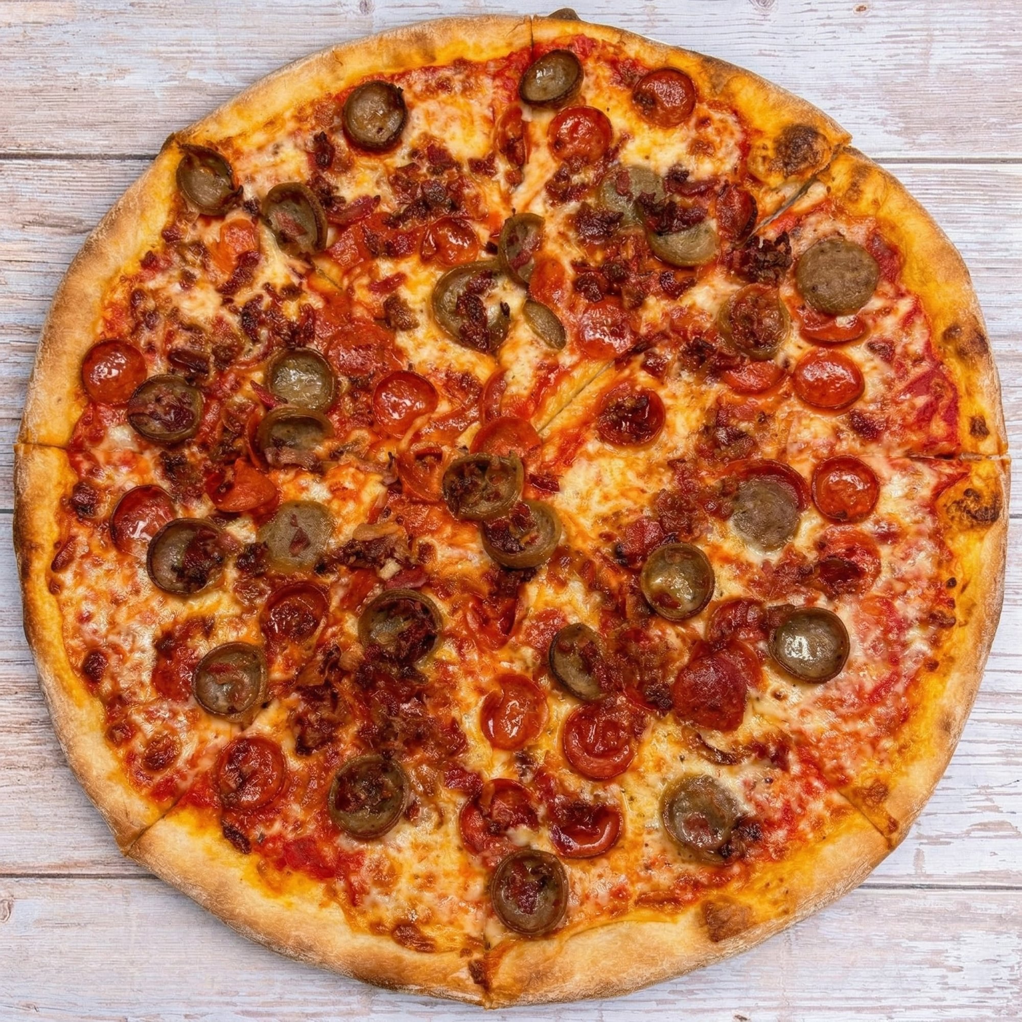 Mighty Meats Specialty Pizza