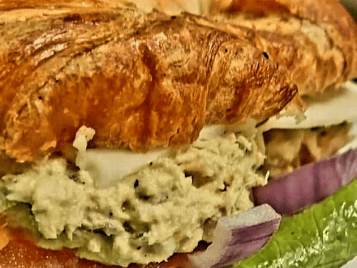 Tuna on Croissant