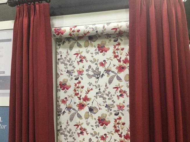 Bright, floral patterns bring the perfect splash of color to your home. Combine a Floral Roller Shade with Drapery Side Panels for a coordinated look you'll love.  BudgetBlindsPhillipsburg  CustomInspiredDraperies  RollerShades  ShadesOfBeauty  DrapedInBeauty  FreeConsultation  WindowWednesday