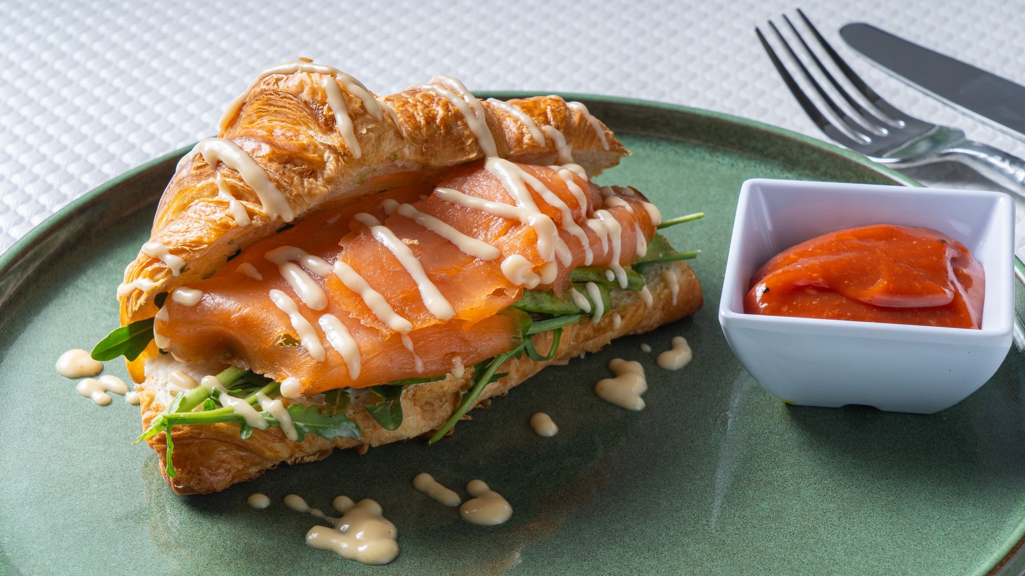 Smoked Salmon Croissant