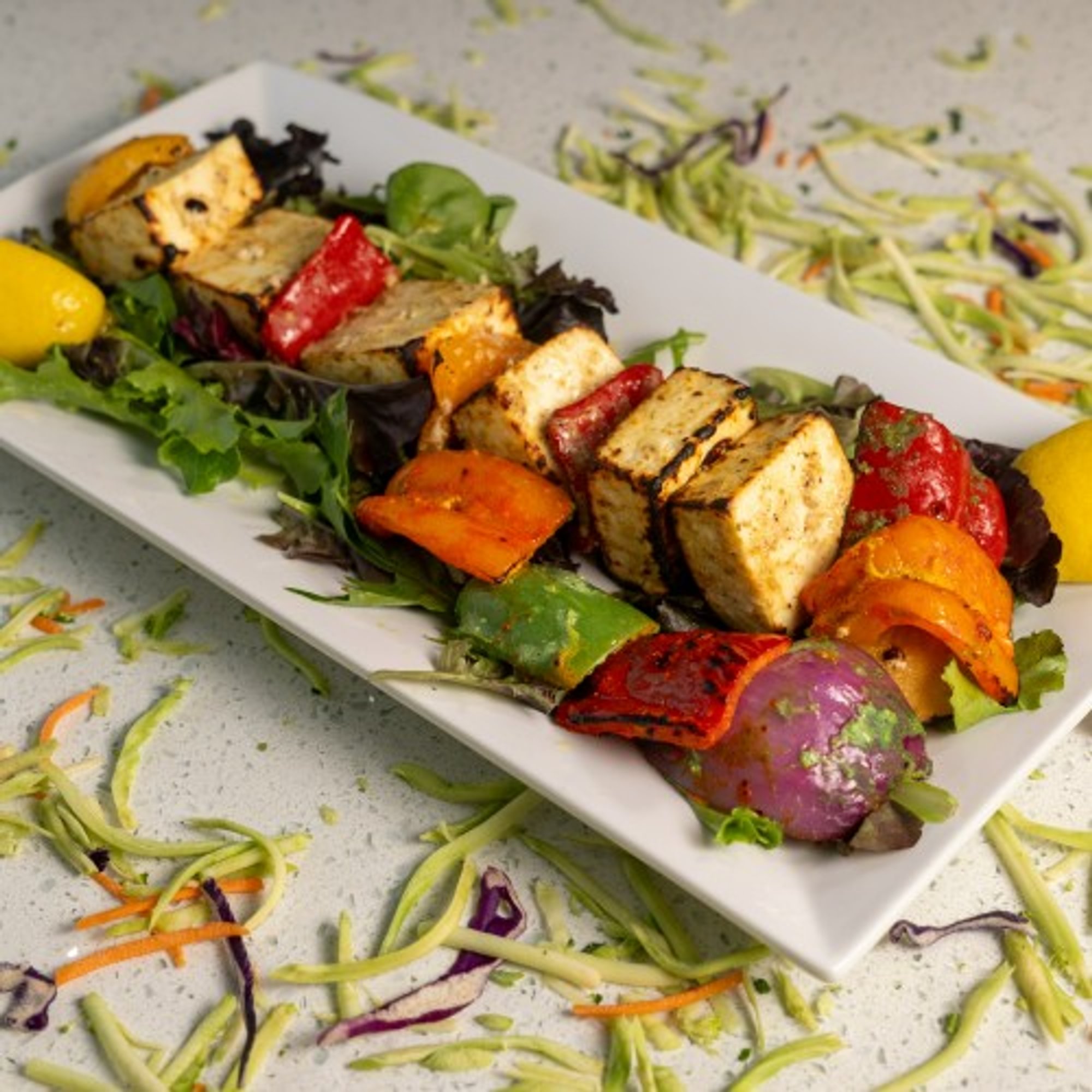 Gulab Paneer Tikkas