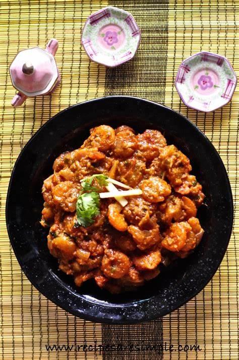 Kadai Shrimp (With Rice)