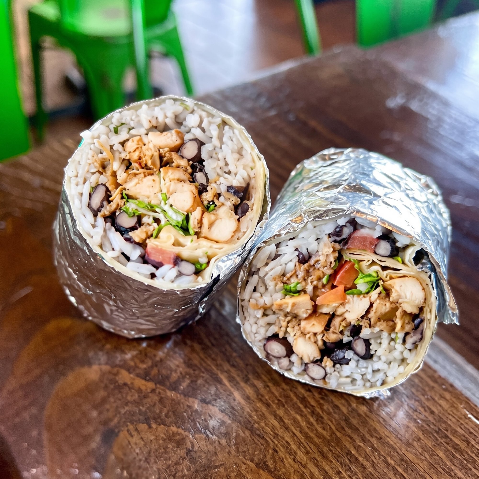 Adobo Chicken Burrito